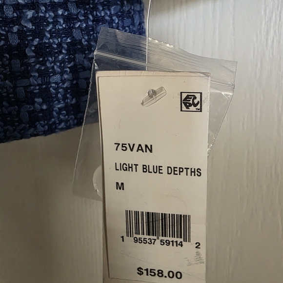 🔥French Connection Azzurra Tweed Blue Blazer - Picture 9 of 11